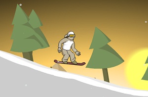 Игра Трассы на сноуборде 3