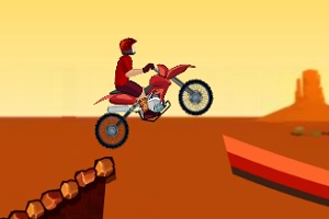 Игра Мотоциклист пустыни