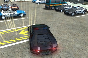 Игра Место парковки полиции