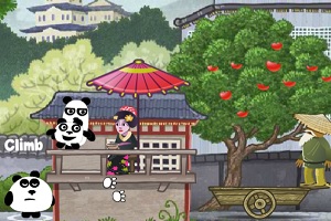 Игра 3 панды в Японии