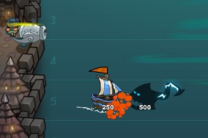Игра Ships vs Sea Monsters